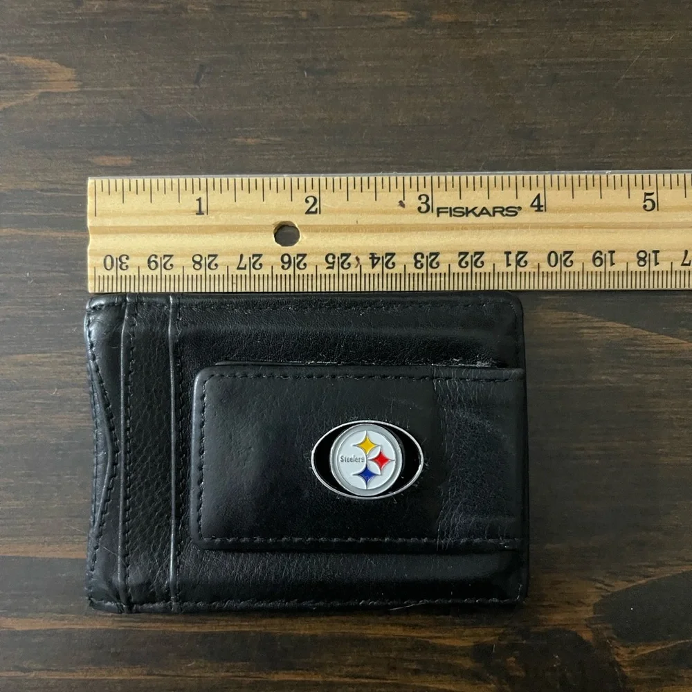 Pittsburgh Steelers Leather Cash & Cardholder.